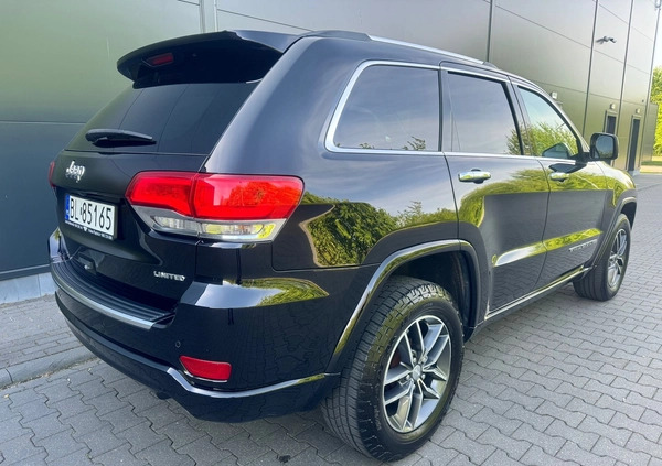 Jeep Grand Cherokee cena 135000 przebieg: 64141, rok produkcji 2018 z Łomża małe 67